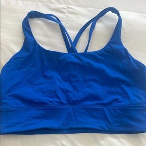 lululemon athletica Electric Blue Strappy Sports Bra
